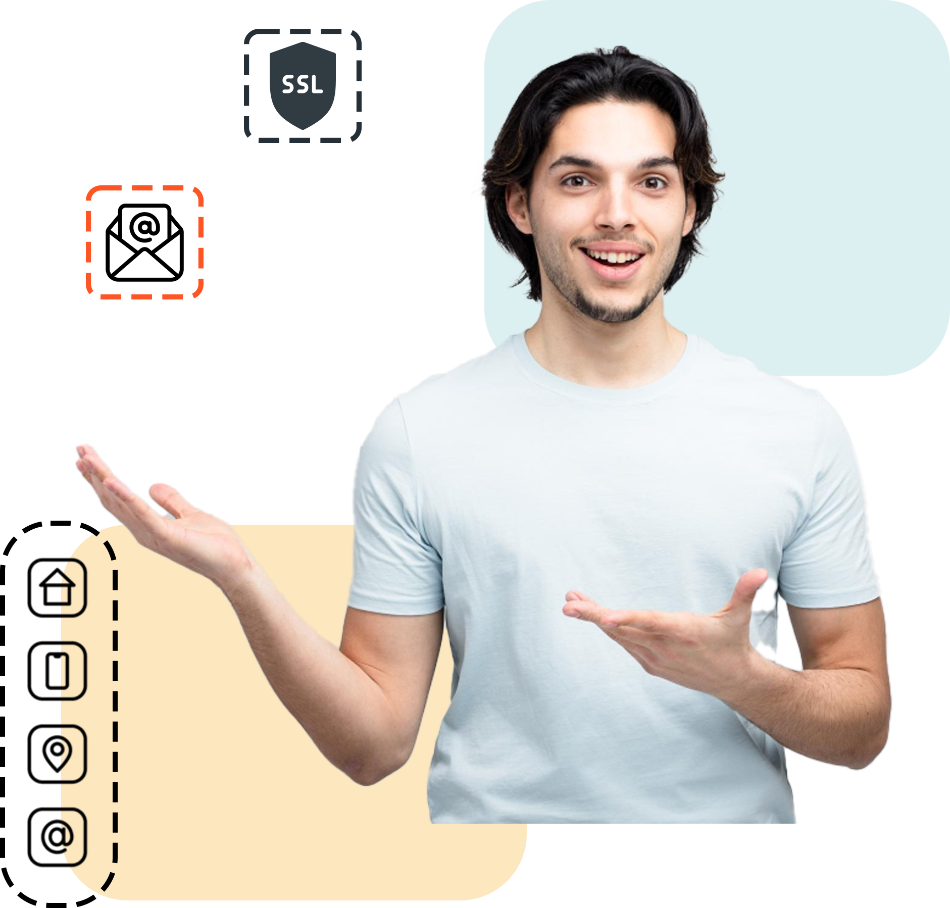 Hosting services illustration